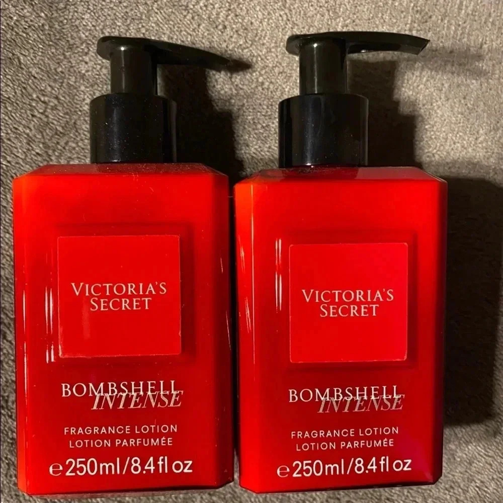 TWO Victoria’s Secret bombshell intense lotion